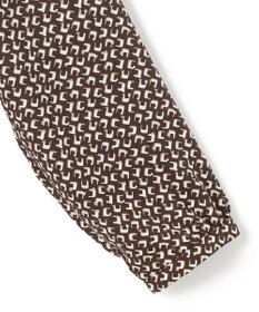 23区 【洗える】モダンジオメトリックプリント ブラウス