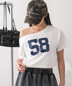 WEGO 2WAYオフショルショートT