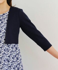 Tiaclasse 【UVカット・吸水速乾】 “きれい見え” カットソーストレートボレロ