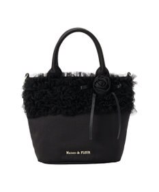 Maison de FLEUR チュールフリルローズ２Ｗａｙバッグ