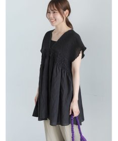 Te chichi シャーリングチュニック