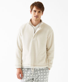 JOSEPH ABBOUD MOUNTAIN 【SPACE／UNISEX】ボアソリッド プルオーバー