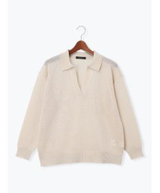 Te chichi メッシュスキッパーポロニット