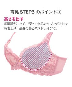 BRADELIS New York 【BRADELIS New York / 育乳STEP3 持ち上げる】ヴィオラステップ３ブラ23S1   美しいデコルテを作るブラ