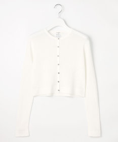 23区 L 【SLOW/一部店舗限定】シアーサマー リブ カーディガン