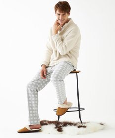 JOSEPH ABBOUD MOUNTAIN 【SPACE／UNISEX】ボアソリッド プルオーバー