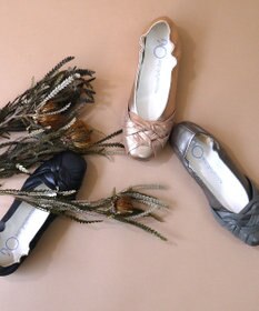 nouvelleRobe Oū 【本革・高反発】Square スクエアトゥ メッシュモチーフパンプス