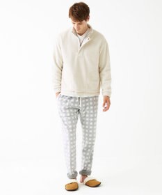 JOSEPH ABBOUD MOUNTAIN 【SPACE／UNISEX】ボアソリッド プルオーバー