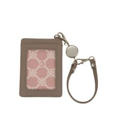 CLATHAS ワッフル リール付きパスケース