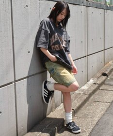 WEGO 【ユニセックス着用ITEM/MLサイズ展開】ドッキングカレッジスウェT（SS）