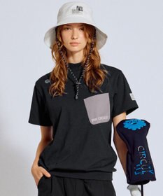 PW CIRCULUS 【吸水速乾 / UV遮蔽率99.5% UVカット / ストレッチ】【WOMEN】ポケットモックT ゴルフウェア レディース