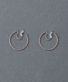 Phoebe 〈痛くないシリーズ/金属アレルギー対応〉ファインスレッドフープライトフィットイヤリング シンプル/フープイヤリング/細い