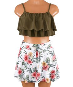 San-ai Resort（三愛水着楽園） 【SALE】フリルトップス３点セット　9M　【San-ai Resort（サンアイリゾート）】