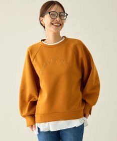 ANY L ロゴ刺繍ダンボールトレーナー