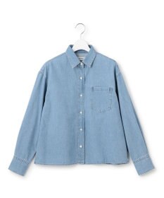 23区 【Oggi4月号掲載/洗える】23区DENIM ライトダンガリー クロップドシャツ