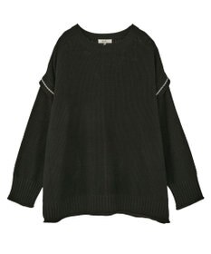 earth music&ecology 【洗濯機洗い可 / 選べる丈】アンチピリングC/A選べる丈配色ニット