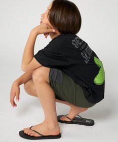 OP／FILA 【SEVEN2】異素材切替ナイロンパンツ