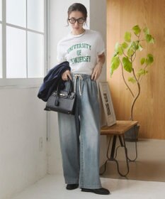 WEGO 【ANGIE VINTAGE】カレッジロゴプリントTee