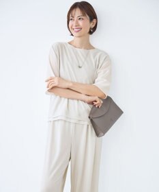 自由区 【カタログ掲載】ストレッチアムンゼン Tブラウス