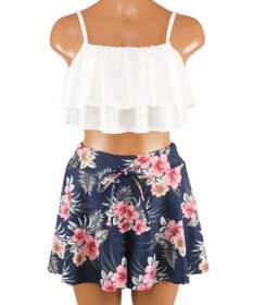 San-ai Resort（三愛水着楽園） 【SALE】フリルトップス３点セット　9M　【San-ai Resort（サンアイリゾート）】