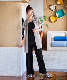 Tiaclasse 【2点セット・新色追加・洗える】クリスタルプリーツセットアップ