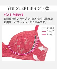 BRADELIS New York 【BRADELIS New York / 育乳補整ブラ・STEP1 集める】ジャスミンステップ1ブラ26S1
