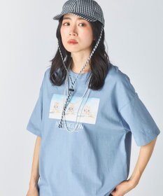 OP／FILA 【Ocean Pacific】フォトプリントTシャツ