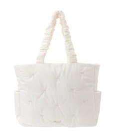 Maison de FLEUR リボン刺繍パファートートバッグ