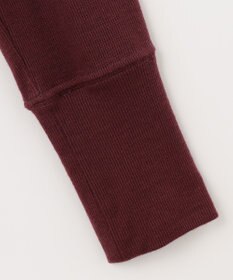 自由区 【XSサイズ～/洗える】ベアテレコ ボトルネック カットソー