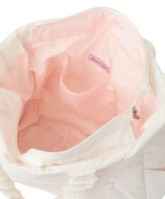 Maison de FLEUR リボン刺繍パファートートバッグ