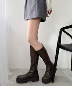 WEGO 【暖かい】フェイクタイツ裏起毛