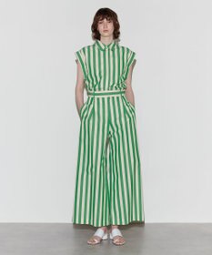 NAVE 【Nave 　洗える】ワイドストライプ ブラウス