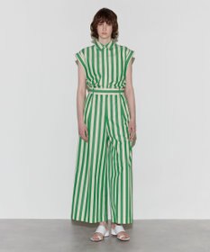 NAVE 【Nave 　洗える】ワイドストライプ ブラウス