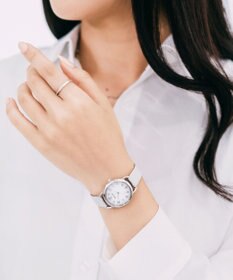 CITIZEN 【電池交換不要のソーラーテックウオッチ】メイクアップをテーマにした軽やかでカジュアルな替えバンド付きモデル