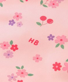 MIKI HOUSE HOT BISCUITS 【70-100cm】 裏ボアフリース 総柄ジャンプスーツ