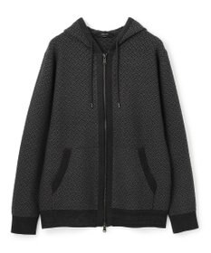 JOSEPH HOMME 【イージーケア】 ヴィスコースリンクス　ジップアップニットフーディー