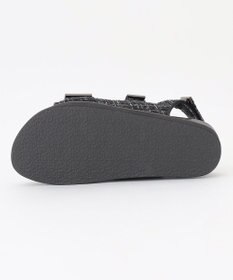 Feroux パールポイントツイード／キルティング サンダル