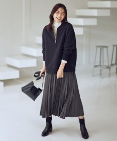 ANY ハーフジップスウェット