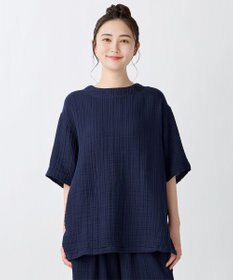 UCHINO クレープガーゼシンプルルームウェア ユニセックス