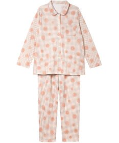 Wing パジャマ 綿100%(本体肌側) あったか 3Lまで対応 大きいサイズ 長袖 長ズボン 冬 レディース EP5075 ウイング／ワコール