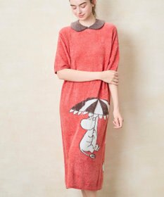 une nana cool 【ムーミン】MOOMIN × une nana ccol　なめらかふわふわワンピース