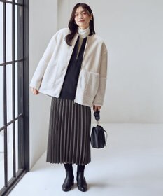 ANY ハーフジップスウェット