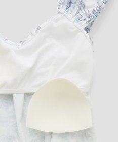 San-ai Resort（三愛水着楽園） プリントワンピ見えビキニ　9M・11L　【San-ai Resort（サンアイリゾート）】