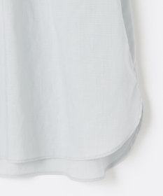 J.PRESS LADIES L 【WEB限定カラーあり・洗える】ラミーポプリン バンドカラー ブラウス