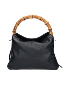 INTER-CHAUSSURES 【LORISTELLA】バンブーハンドルソフトレザーハンドバッグ