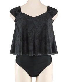 San-ai Resort（三愛水着楽園） プリントワンピ見えビキニ　9M・11L　【San-ai Resort（サンアイリゾート）】