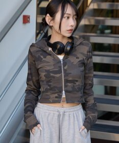 WEGO リブジップパーカー