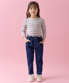 ANY KIDS 七分袖 テレコボーダー Tシャツ