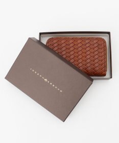 JOSEPH ABBOUD 【コインケース】カウレザー エンボスメッシュ