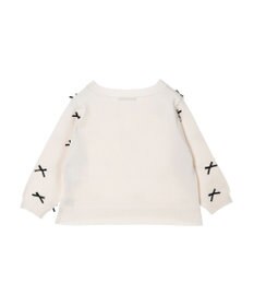 Green Parks ・ＡＮＤ　ＳＥＡＲＣＨ　メニーリボン５分袖ニット